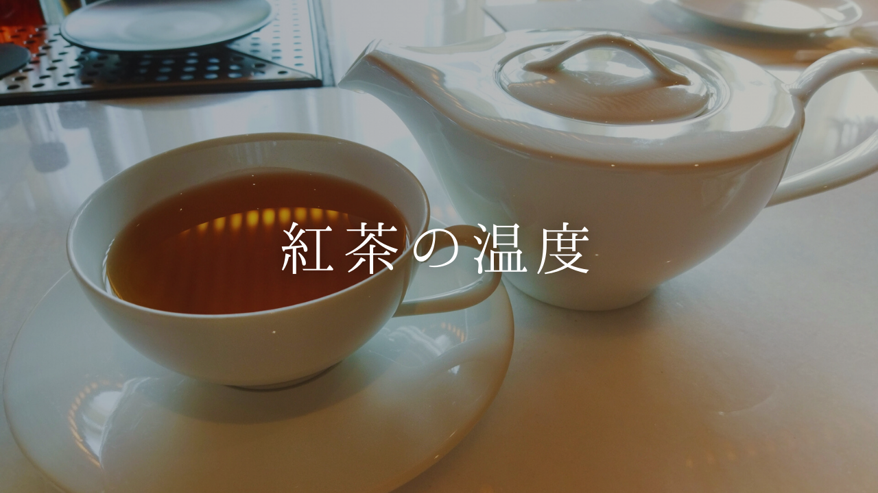 【紅茶の温度】最適なお湯の温度や飲みごろ温度、美味しい入れ方